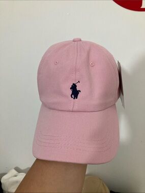 Polo by Ralph Lauren Kids Light Pink Polo Pony Baseball Cap